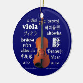 Viola-Übersetzungen Keramikornament (Links)