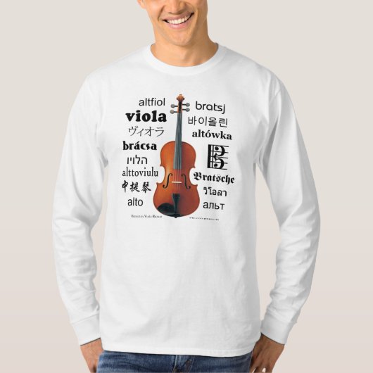 Viola-Übersetzungen T-Shirt (Vorderseite)
