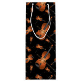 Viola Violin Music Teacher Musiker Geschenktüte Für Weinflaschen (Rückseite)
