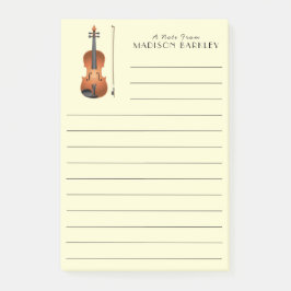 Viola Violin Music Teacher Musiker Post-it Klebezettel