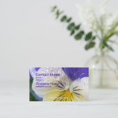 Viola-Visitenkarte Visitenkarte (Stehend Vorderseite)