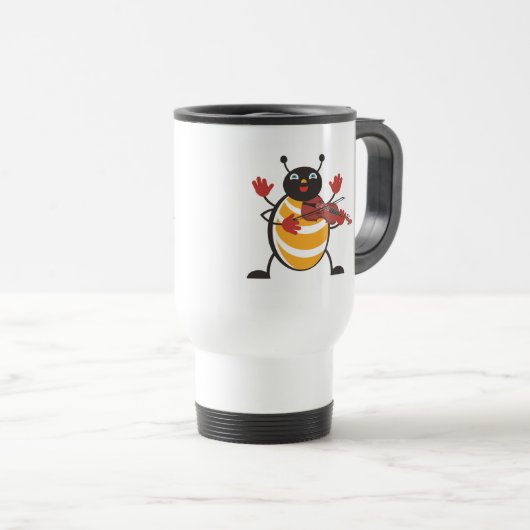 Viola-Wanze Reisebecher (VorderseiteRechts)