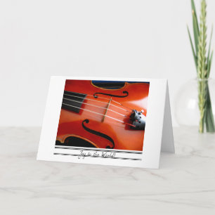 Viola-Weihnachtskarte Feiertagskarte