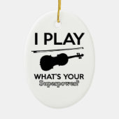 Violaentwürfe Keramikornament (Vorne)