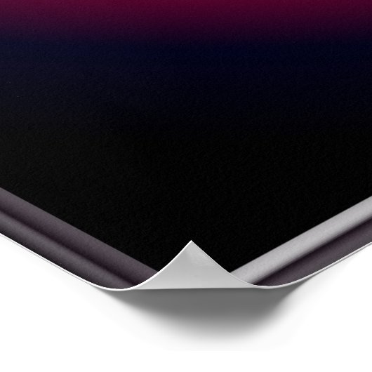 Violent Red Ball Poster (Ecke)