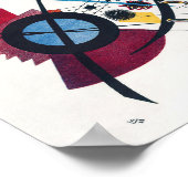 Violet(1923) Wasily Kandinsky Poster (Ecke)