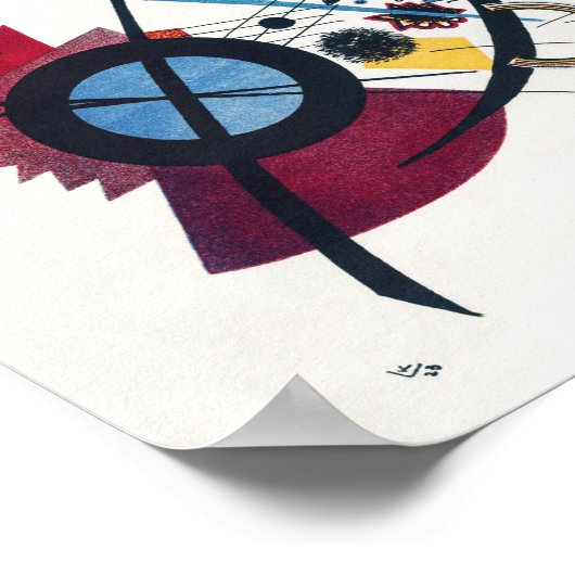 Violet(1923) Wasily Kandinsky Poster (Ecke)