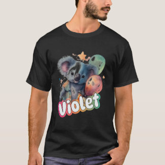 Violet - Adorable Mädchenbezeichnung mit Niedliche T-Shirt