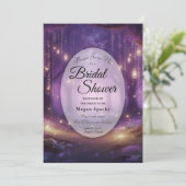 Violet am bezaubernden Brautparty des Waldes um Mi Einladung (Stehend Vorderseite)