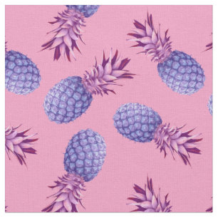 Violet Ananas Stoff