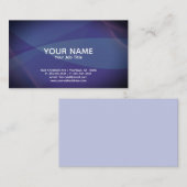 Violet and Blue Abstract Generic Adaptable Visitenkarte (Vorne/Hinten)