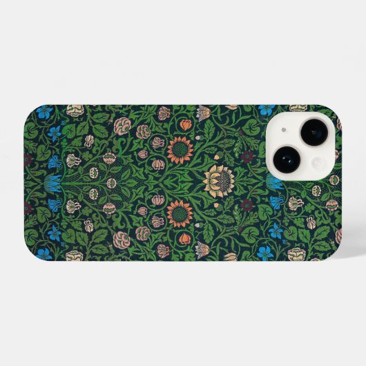 Violet and Columbine, William Morris iPhone Hülle (Rückseite (Horizontal))