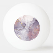Violet and Gold Marble Tischtennisball (Rückseite)