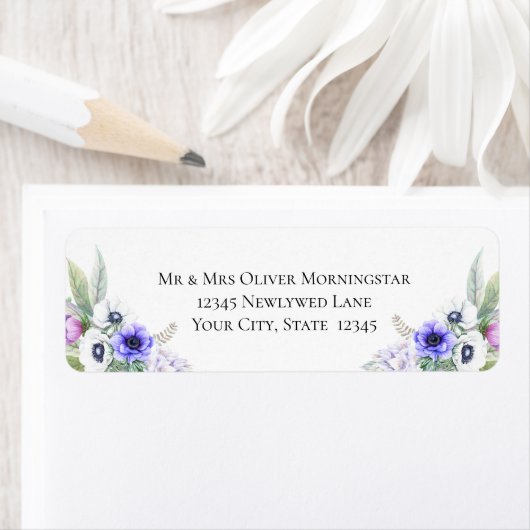 Violet Anemone Blume (Insitu)