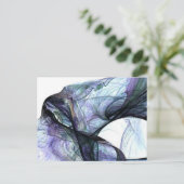 Violet Angel Rising Postkarte (Stehend Vorderseite)