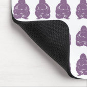 Violet Asian Moods Buddha Boys Mousepad (Ecke)