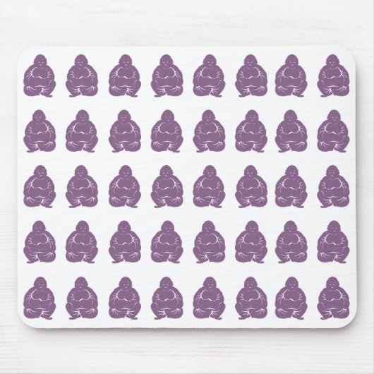 Violet Asian Moods Buddha Boys Mousepad (Vorne)