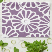 Violet Asian Moods Floral Geschirrtuch (Gefaltet)