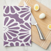 Violet Asian Moods Floral Geschirrtuch (Viertel Falte)