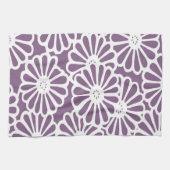 Violet Asian Moods Floral Geschirrtuch (Horizontal)