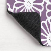Violet Asian Moods Floral Mousepad (Ecke)