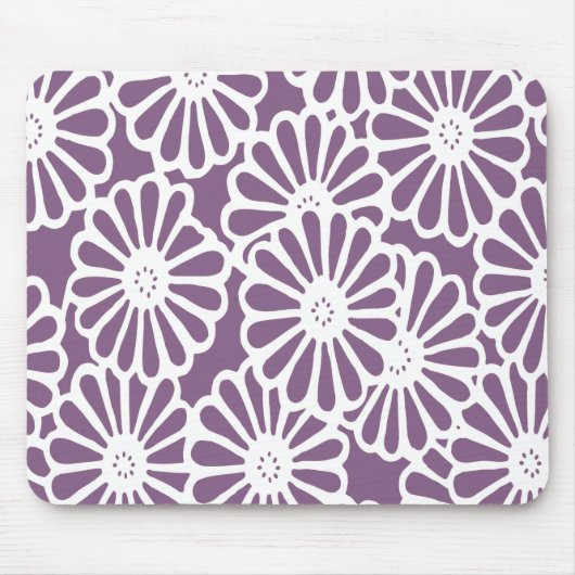 Violet Asian Moods Floral Mousepad (Vorne)