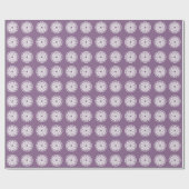Violet Asian Moods Mandalla Geschenkpapier (Flach)