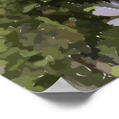 Violet Asters Poster (Ecke)