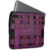 Violet Aurora gestanztes Glas Laptop-Sieb Laptopschutzhülle (Vorne Rechts)