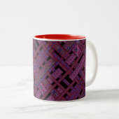 Violet Aurora Tasse aus festem Glas (VorderseiteRechts)