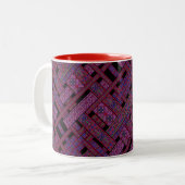 Violet Aurora Tasse aus festem Glas (Vorderseite Links)