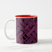 Violet Aurora Tasse aus festem Glas (Links)