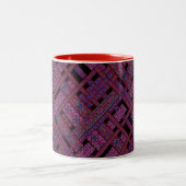 Violet Aurora Tasse aus festem Glas (Mittel)