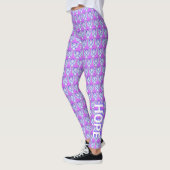 Violet Awareness Ribbon Hope & Cure Angel Leggings (Links)