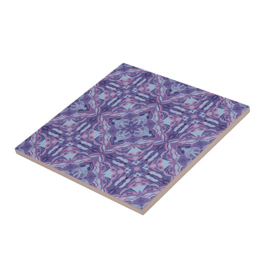 Violet Azulejo Spanish Tile Fliese (Seite)