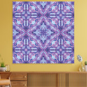 Violet Azulejo Spanish Tile Leinwanddruck (Insitu (Wohnzimmer))