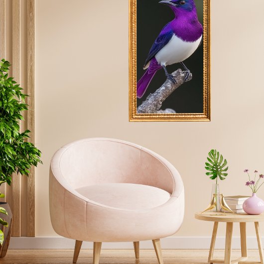 Violet-backed Starling Poster