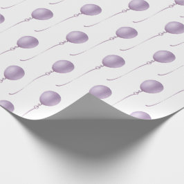 Violet balloon Gift Wrapping Paper - Cadeaupapier Geschenkpapier