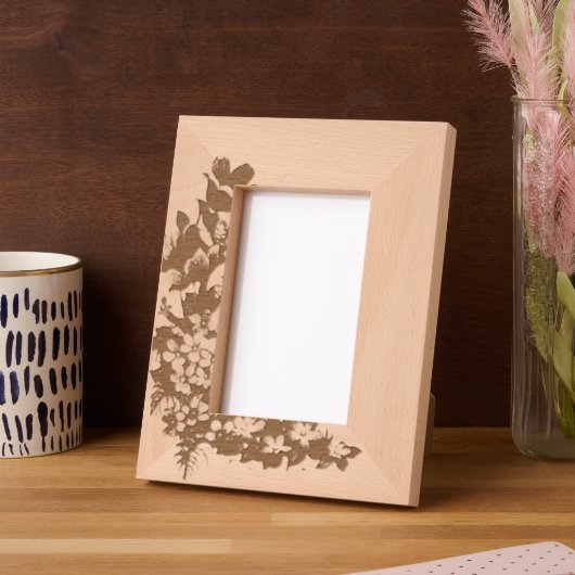 "Violet Bloom Frame" Geätzte Rahmen (Linke Ecke)