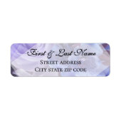 Violet Blue Florals Label (Vorne)
