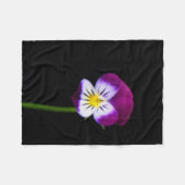 Violet-Blume fbcnm Fleecedecke (Vorderseite (Horizontal))