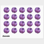 Violet Blume Hochzeitssänger Umschlag Aufkleber (Blatt)