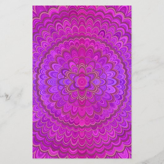 Violet Blume Mandala Flyer (Hinten)