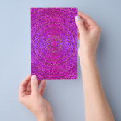 Violet Blume Mandala Flyer (Handgriff)
