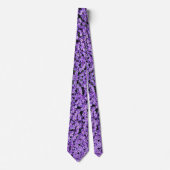 Violet Blume Neck Tie Krawatte (Vorderseite)