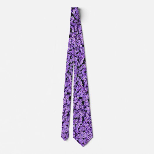 Violet Blume Neck Tie Krawatte (Rückseite)