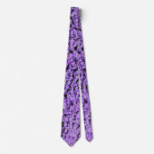 Violet Blume Neck Tie Violets Krawatte (Vorderseite)