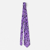 Violet Blume Neck Tie Violets Krawatte (Rückseite)