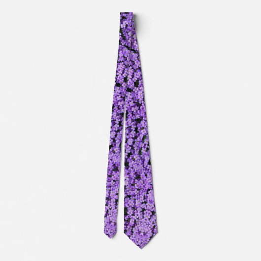 Violet Blume Neck Tie Violets Krawatte (Rückseite)