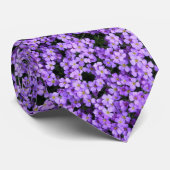 Violet Blume Neck Tie Violets Spring Krawatte (Gerollt)